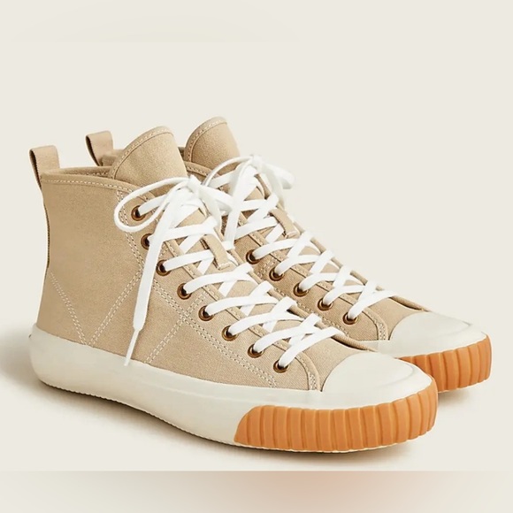 J. Crew Shoes - 👟👟 J CREW HIGH-TOP CANVAS SNEAKERS Item BE439